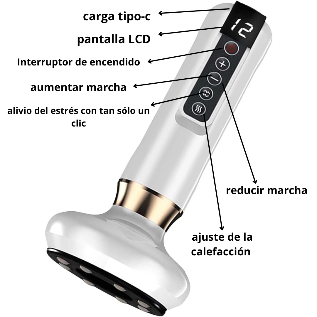 Masajeador de ventosa eléctrico